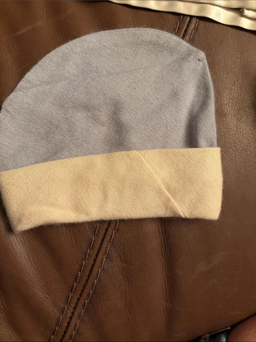 Pashmina Baby by Two Porters Light Blue Baby Jacket Matching Hat/ booties